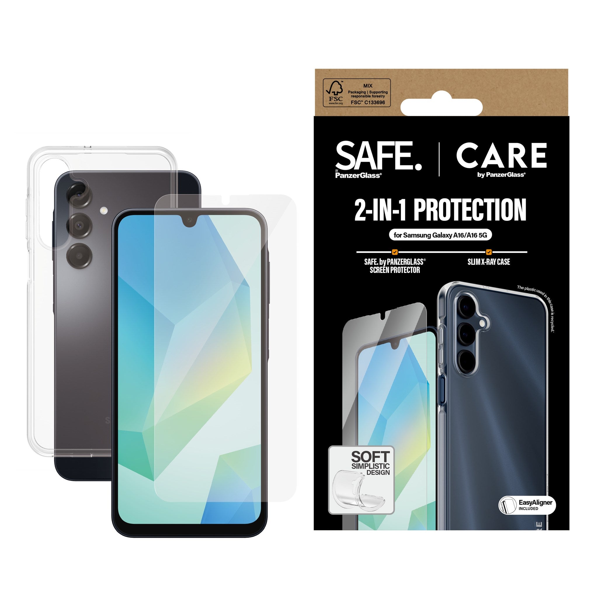 CARE by PanzerGlass® 2-in-1 Pakke Samsung Galaxy A16 4G | A16 5G